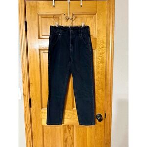 American Eagle Outfitters Mom Jeans Women's Size 4 Regular Black High Rise